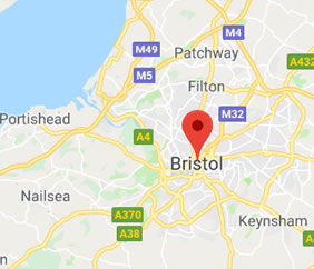map of Bristol